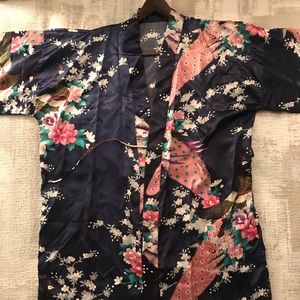Silk kimono.